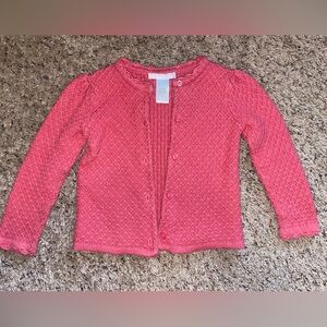 2T toddler girls Janie and Jack button up sweater